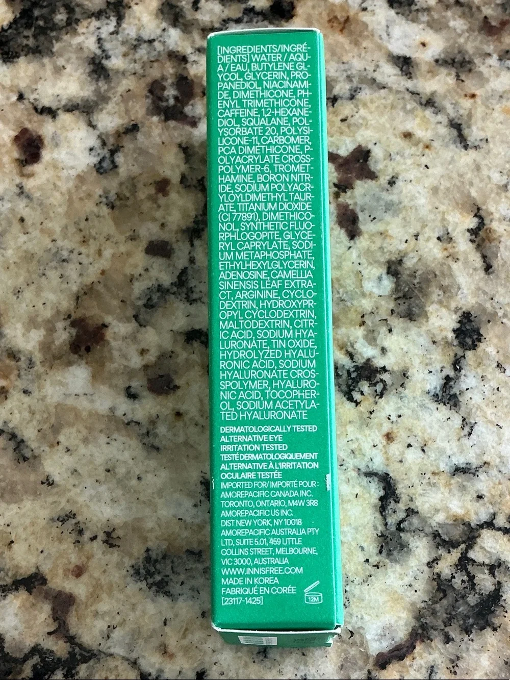 InnIsFree Green Tea Caffeine Bright-Eye Serum - Eye Roller